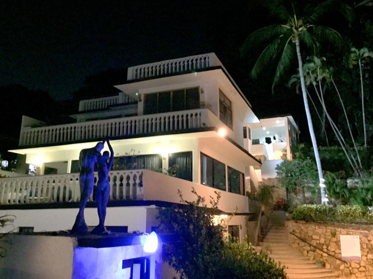 Villa Palmitas Acogedor Departamento Nivel Piscina Gigante Jardines Acapulco Exteriér fotografie