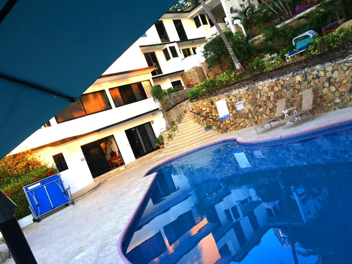 Villa Palmitas Acogedor Departamento Nivel Piscina Gigante Jardines Acapulco Exteriér fotografie