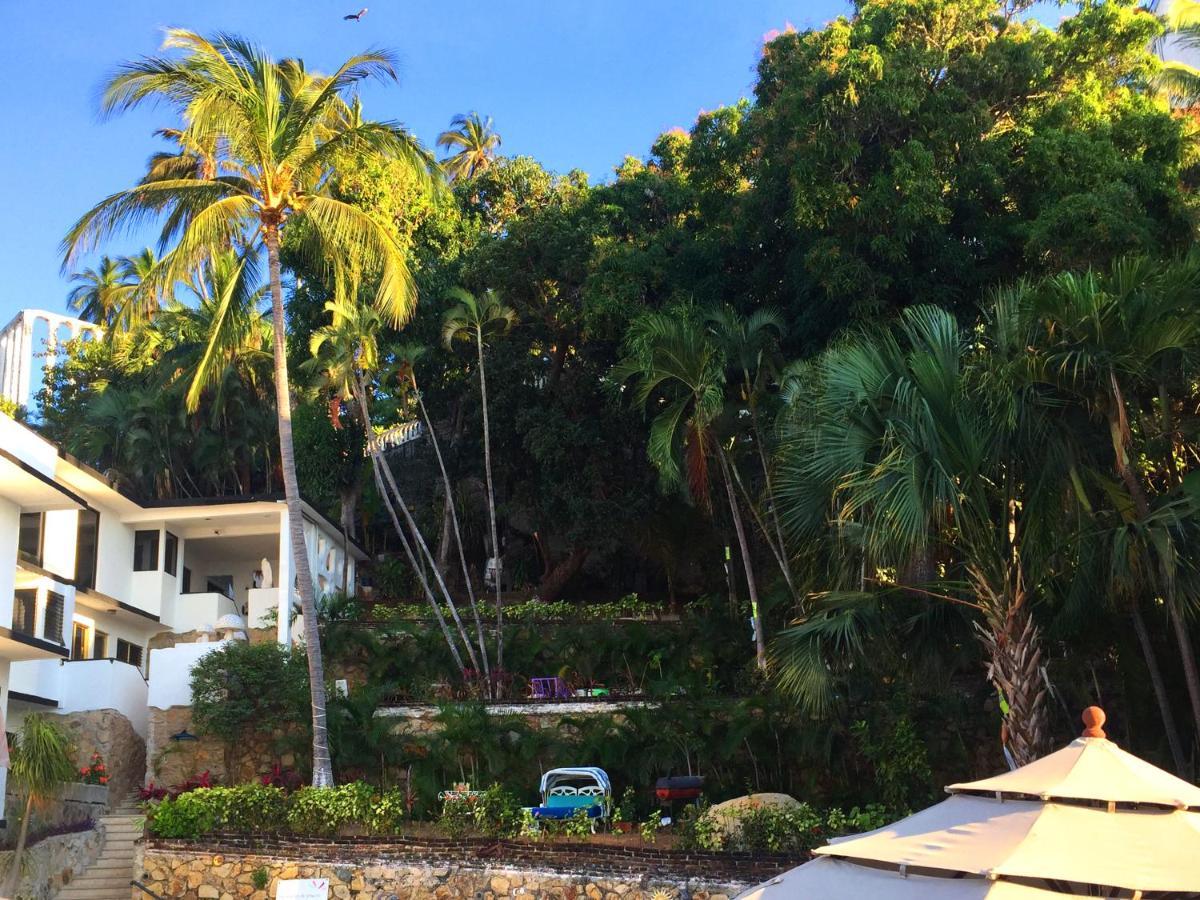 Villa Palmitas Acogedor Departamento Nivel Piscina Gigante Jardines Acapulco Exteriér fotografie