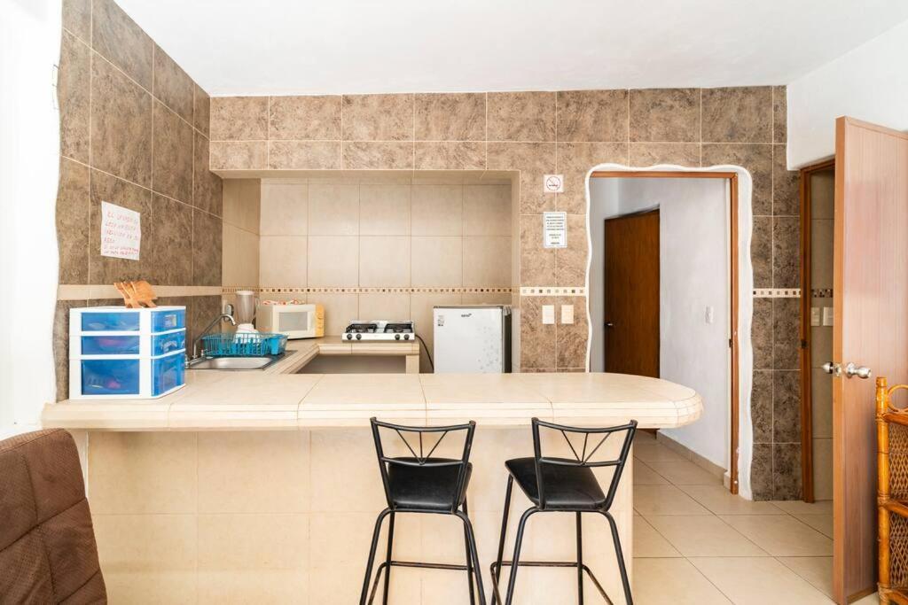 Villa Palmitas Acogedor Departamento Nivel Piscina Gigante Jardines Acapulco Exteriér fotografie