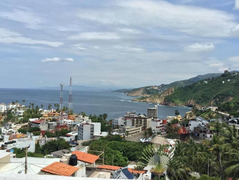 Villa Palmitas Acogedor Departamento Nivel Piscina Gigante Jardines Acapulco Exteriér fotografie